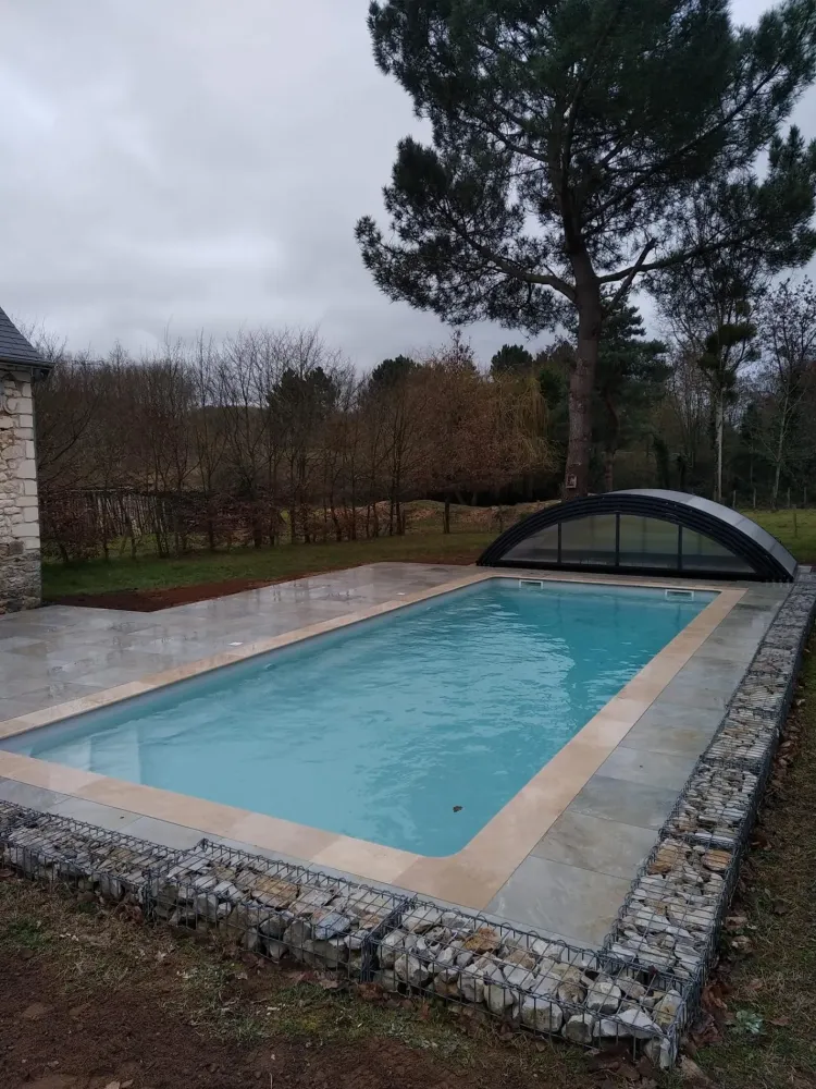 Margelles piscines client